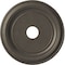 Ekena Millwork PVC Medallion (Canopies up to 11 1/2"), 19"OD x 3 1/2"ID x 1 1/2"P, Metallic Weathered Steel CMP19TRDST - alternate 1